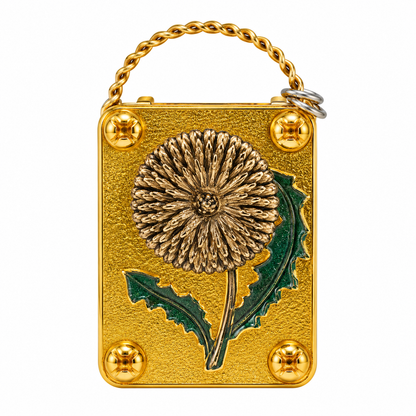 🌸 Mini presse à fleurs en laiton – Souvenirs botaniques à la taille de votre poche