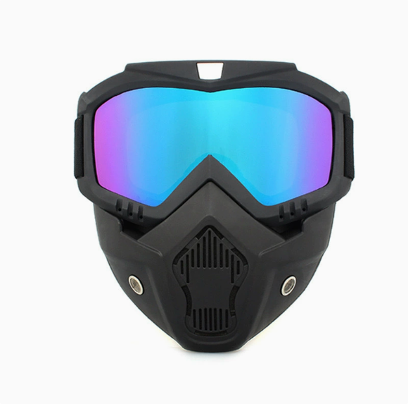 🤿Masque de protection multifonction - Lunettes de soudage à teinte automatique, Visière de ski antibuée & Équipement de jardinage anti-poussière - Masque de sécurité tout-terrain