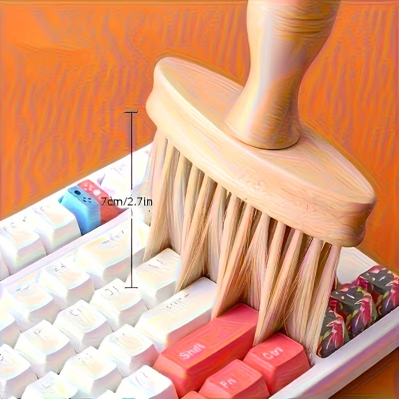 ✨ Brosse à poussière manuelle polyvalente | Plumeau pour la maison, le salon, la chambre, l’intérieur de la voiture et les rebords de fenêtres | Un indispensable écologique pour la maison 🧹🏠