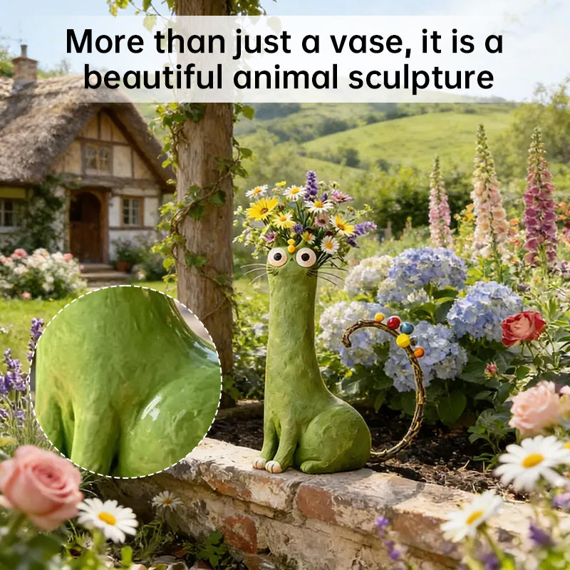 🔥DERNIER JOUR : -57 % sur ce vase chat original fabriqué à la main 😻