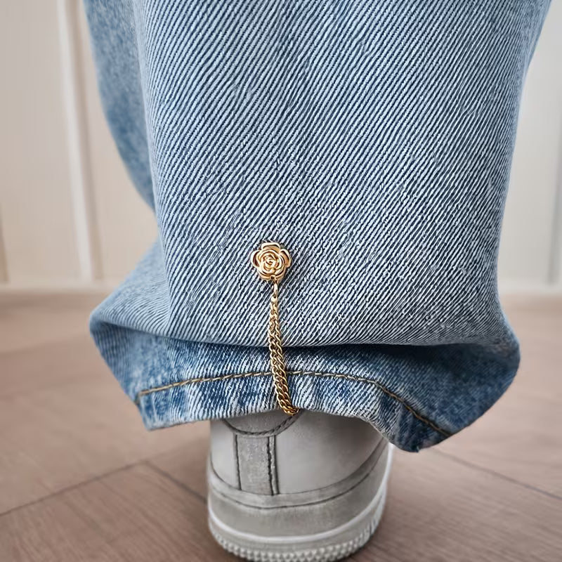 🔥Nouveauté 2026 : fermoirs magnétiques à chaîne pour maintenir le bas des pantalons, éviter qu’ils ne traînent, raccourcir les vêtements et décorer les ourlets