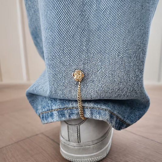 🔥Nouveauté 2026 : fermoirs magnétiques à chaîne pour maintenir le bas des pantalons, éviter qu’ils ne traînent, raccourcir les vêtements et décorer les ourlets