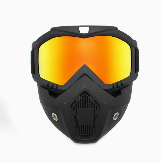 🤿Masque de protection multifonction - Lunettes de soudage à teinte automatique, Visière de ski antibuée & Équipement de jardinage anti-poussière - Masque de sécurité tout-terrain