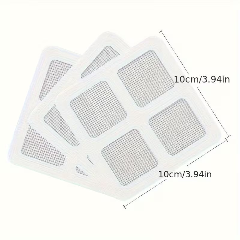 🚿 80 feuilles jetables de ramassage de cheveux pour siphon de salle de bains