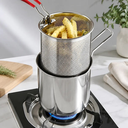 ⚡Friteuse en acier inoxydable
