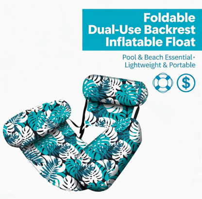 🌴 Hamac gonflable pour piscine | Chaise longue en forme de selle pour se détendre en été ✨
