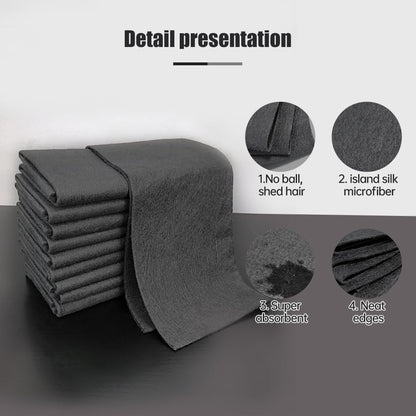 🔥Lot de 10 chiffons de nettoyage magiques, lingettes de nettoyage épaissies réutilisables et sans traces