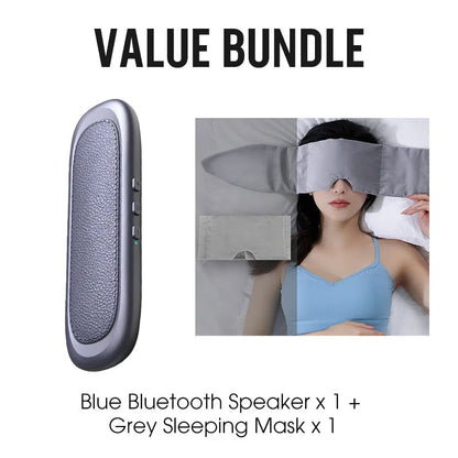 Haut-parleurs sous l’oreiller pour dormir en Bluetooth, technologie à conduction osseuse, générateur de bruit blanc 3D, contrôle du volume et minuterie, adaptés aux personnes dormant sur le côté