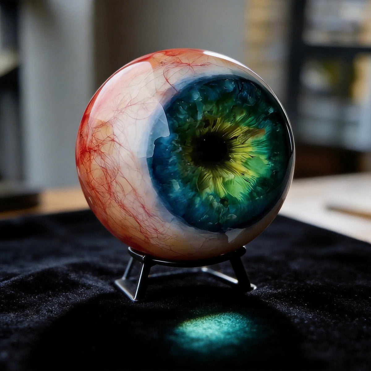 Décoration d’œil de monstre hyperréaliste 👁️