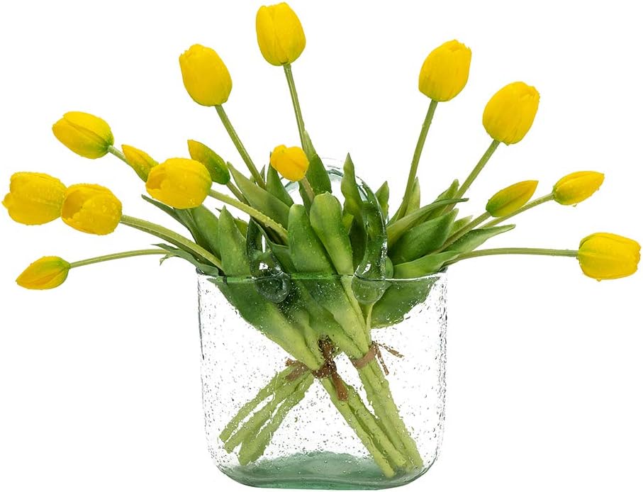 15 fleurs de tulipes artificielles🌸☀️
