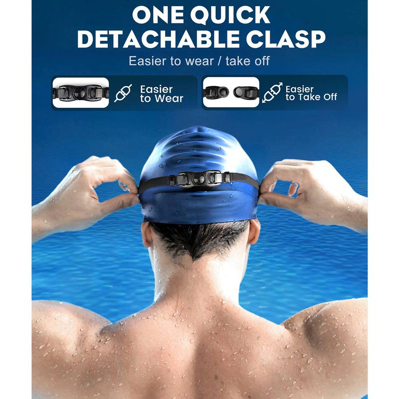 Lunettes de natation à vision large, antibuée et anti-UV
