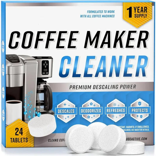 🔥PROMOTION SPÉCIALE 2026 -49 % DE RÉDUCTION💦Comprimés nettoyants et détartrants pour machine à café - 24 unités