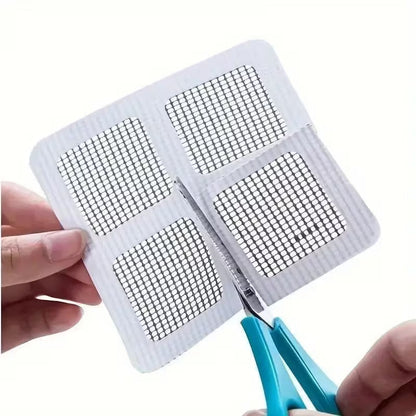 🚿 80 feuilles jetables de ramassage de cheveux pour siphon de salle de bains