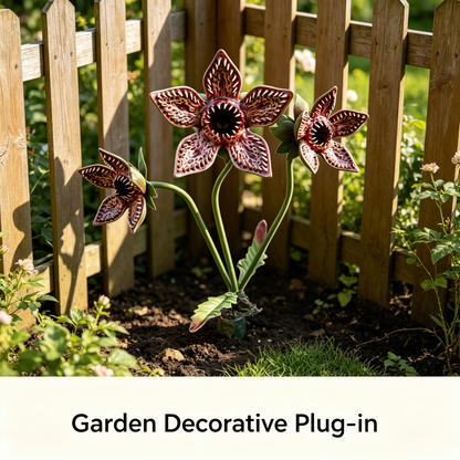 🌿 Piquet de jardin Fleur Monstrueuse