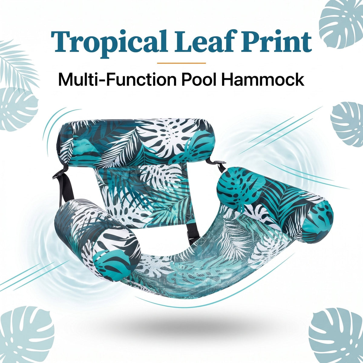 🌴 Hamac gonflable pour piscine | Chaise longue en forme de selle pour se détendre en été ✨