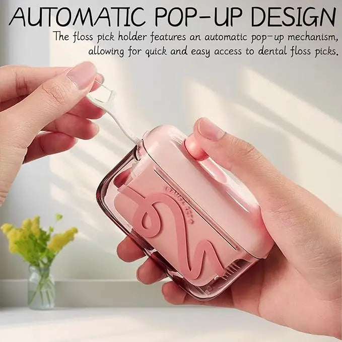 Étui de rangement format voyage - doté d’un distributeur automatique relevable, portable et rechargeable