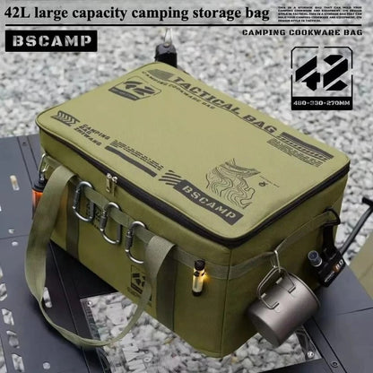 🔥Sac de rangement pliable d’extérieur de grande capacité, imperméable et portable, pour organiser le camping et les pique-niques