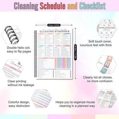 Dernier jour de la promotion -59 % ! ⏰ Kit de nettoyage et d'organisation pour TDAH - Planificateur de tâches ménagères