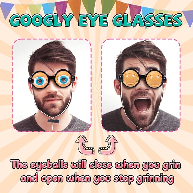 Vente flash : -50 % 🔥 Lunettes rigolotes à œil clignant