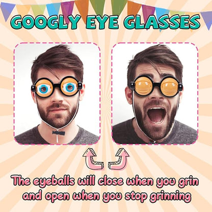 Vente flash : -50 % 🔥 Lunettes rigolotes à œil clignant