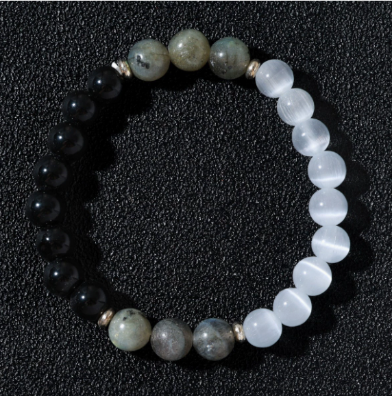 🔥Bracelet d’attraction de l’argent avec aventurine verte et œil-de-tigre