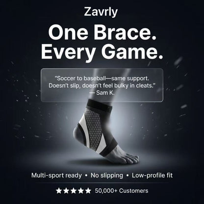 Adjustable Compression Ankle Brace – Lightweight Support for Sports & Daily Wear