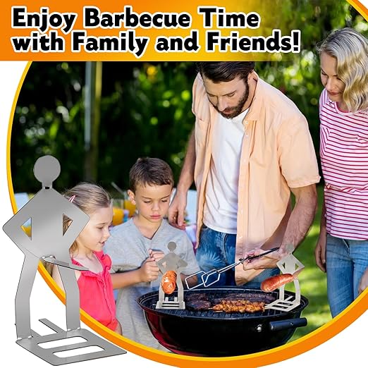🍖Farceur de plein air Support à saucisses pour barbecue en acier inoxydable - 1 acheté, 1 offert