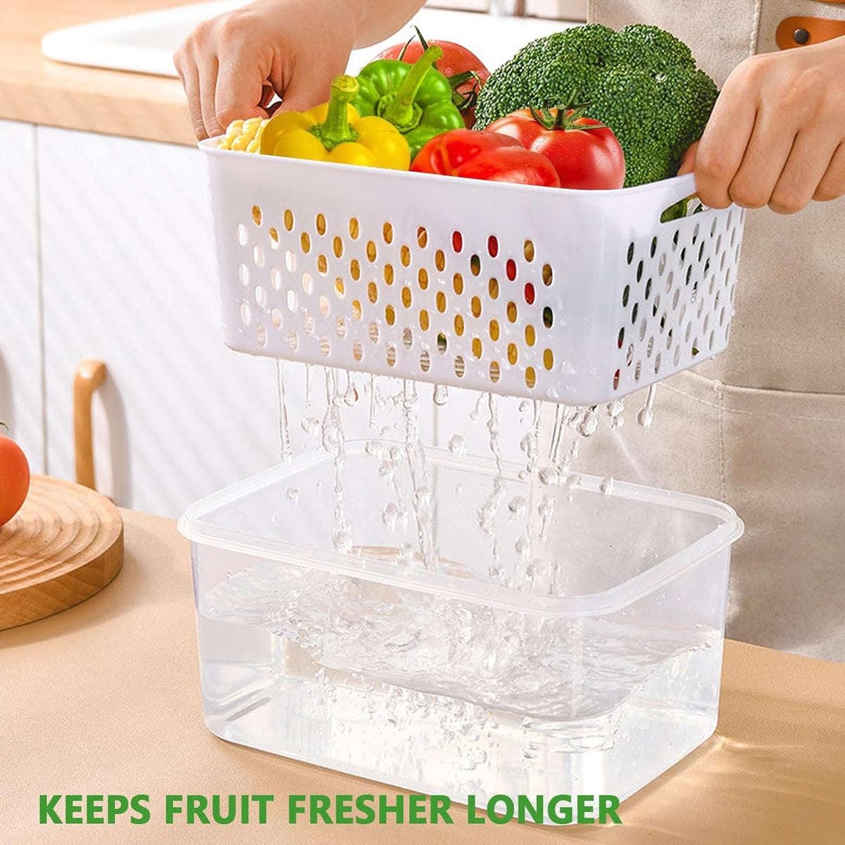 🍓 Récipients de conservation pour réfrigérateur – Gardez vos fruits frais