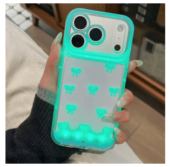 📱Coque de téléphone LED éclatante à nœud