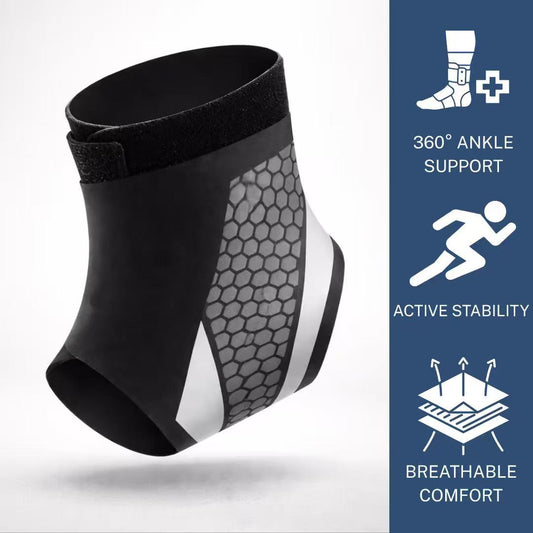 Attelle de cheville à compression réglable – Maintien léger pour le sport et le quotidien