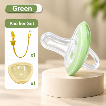 🍼 Tétine pour bébé en silicone effet sein – Design doux et flexible pour apaiser les bébés allaités