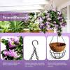✈️Livraison gratuite🌺Baskets suspendues en faux crêpe lilas antiradoub pour décoration extérieure🌸✨