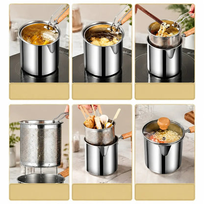⚡Friteuse en acier inoxydable