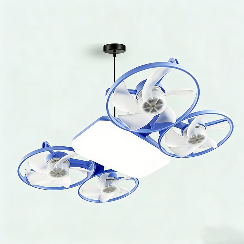 💡Plafonnier ventilateur LED inspiré des drones