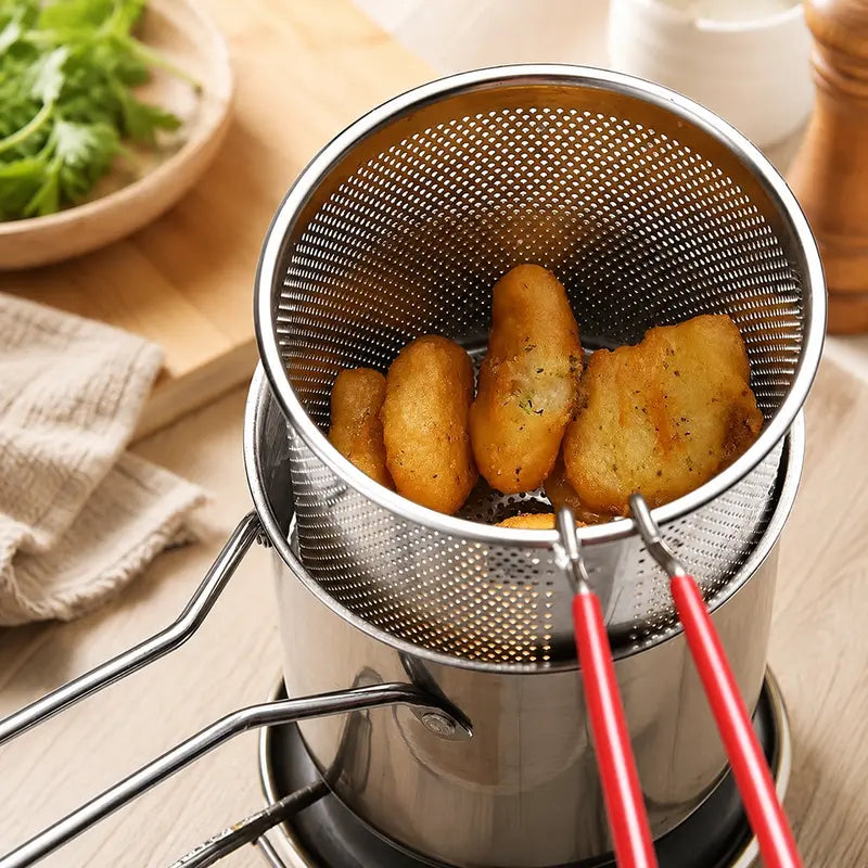 ⚡Friteuse en acier inoxydable