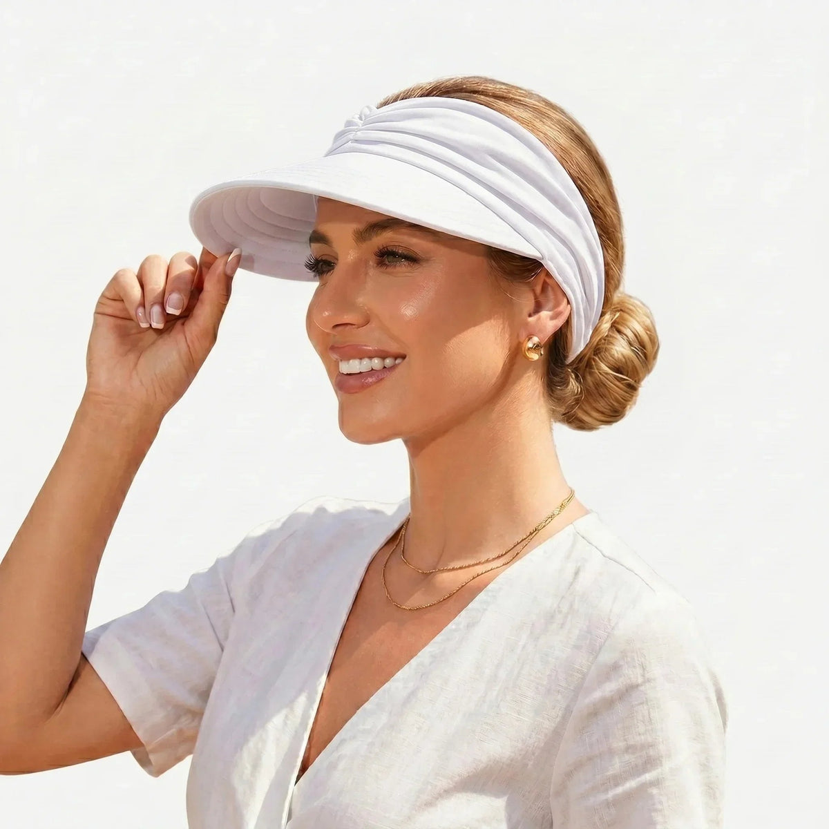🔥 Vente flash d'été : -50 % 💕👒 Visière anti-UV 50+ avec maintien pour queue de cheval