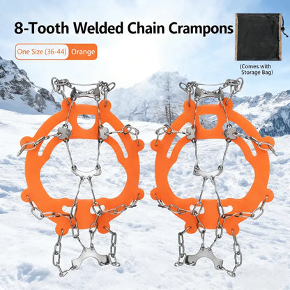 🧊 -50 % sur les crampons à glace pour chaussures – Grips antidérapants pour la neige, la marche et la randonnée hivernales