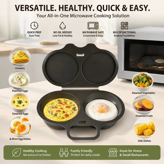BUY 1 GET 1 FREE🔥🍳 Microwave Omelette Maker