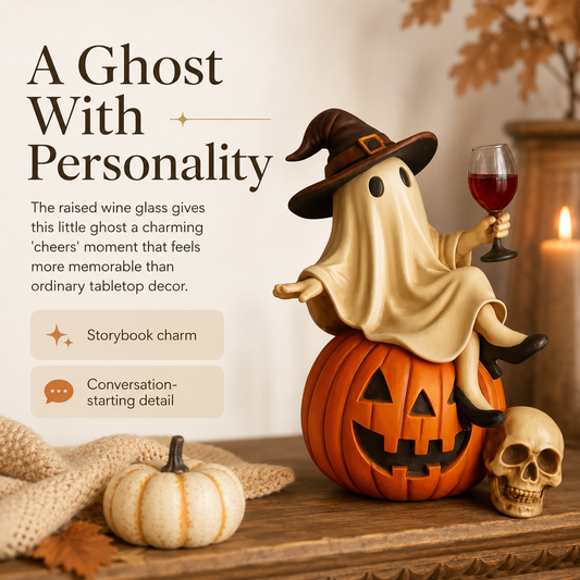 👻🍷Déco Halloween Soirée Vins Fantômes