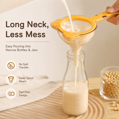 🐱 Passoire à maille fine oreilles de chat – Filtre de cuisine polyvalent pour café, thé et farine