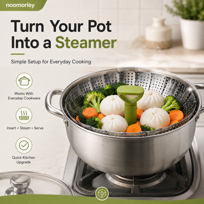 Panier vapeur pour légumes en acier inoxydable, panier vapeur pour marmite 🥦