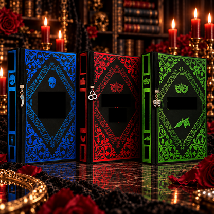 Gothic Collector Hardcover Trio – Blue, Crimson & Emerald Editions