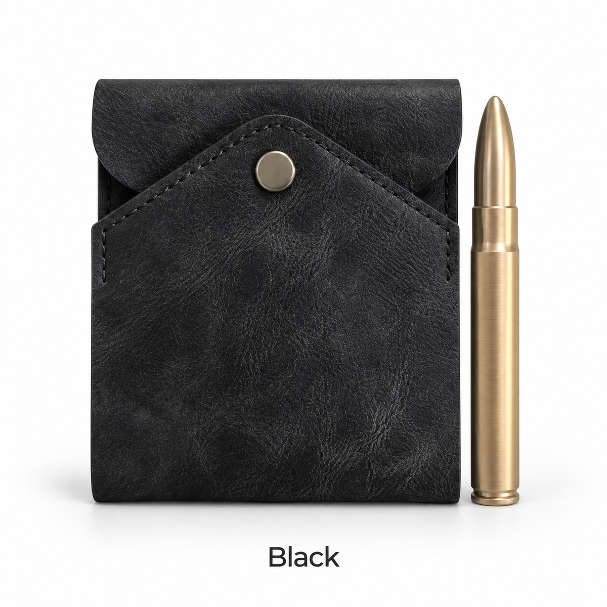 Portefeuille en cuir vintage fait main avec emplacement pour stylo