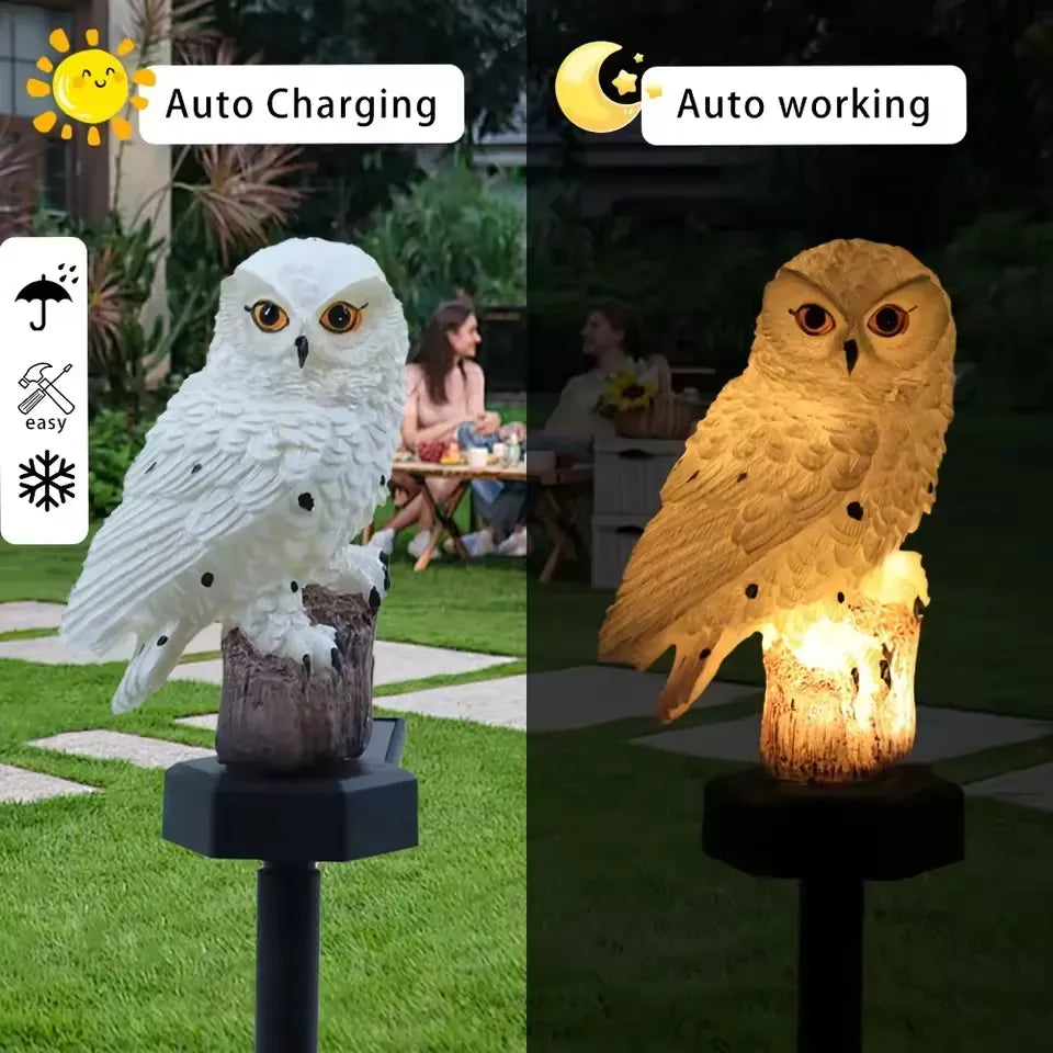🔥 Offre Spéciale Fêtes 50 % DE RÉDUCTION 🔥 Lampe solaire étanche Hibou