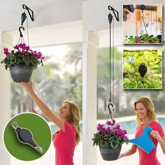 🌳Ensemble de poulies de jardin pour suspensions, pots et mangeoires à oiseaux