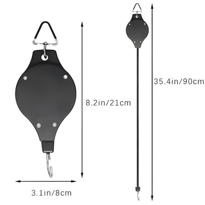 🌳Ensemble de poulies de jardin pour suspensions, pots et mangeoires à oiseaux