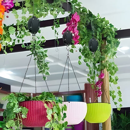 🌳Ensemble de poulies de jardin pour suspensions, pots et mangeoires à oiseaux