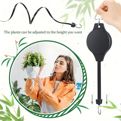 🌳Ensemble de poulies de jardin pour suspensions, pots et mangeoires à oiseaux