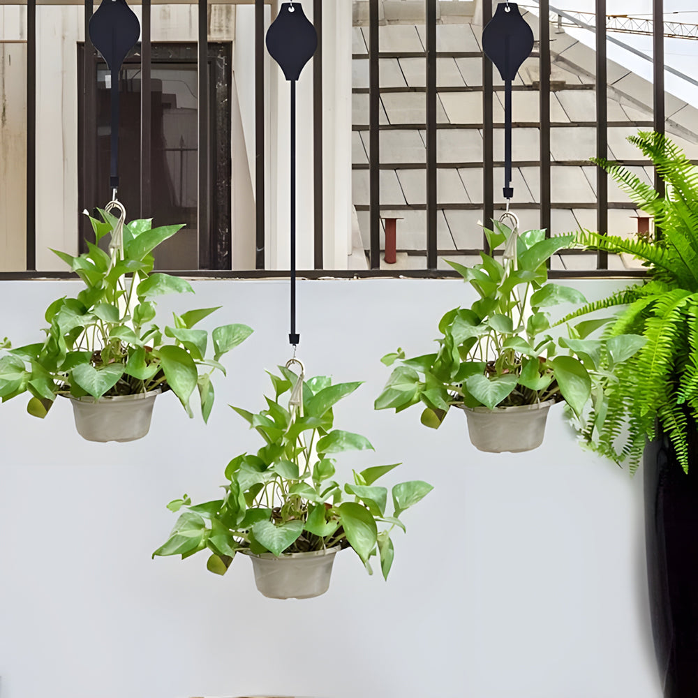 🌳Ensemble de poulies de jardin pour suspensions, pots et mangeoires à oiseaux