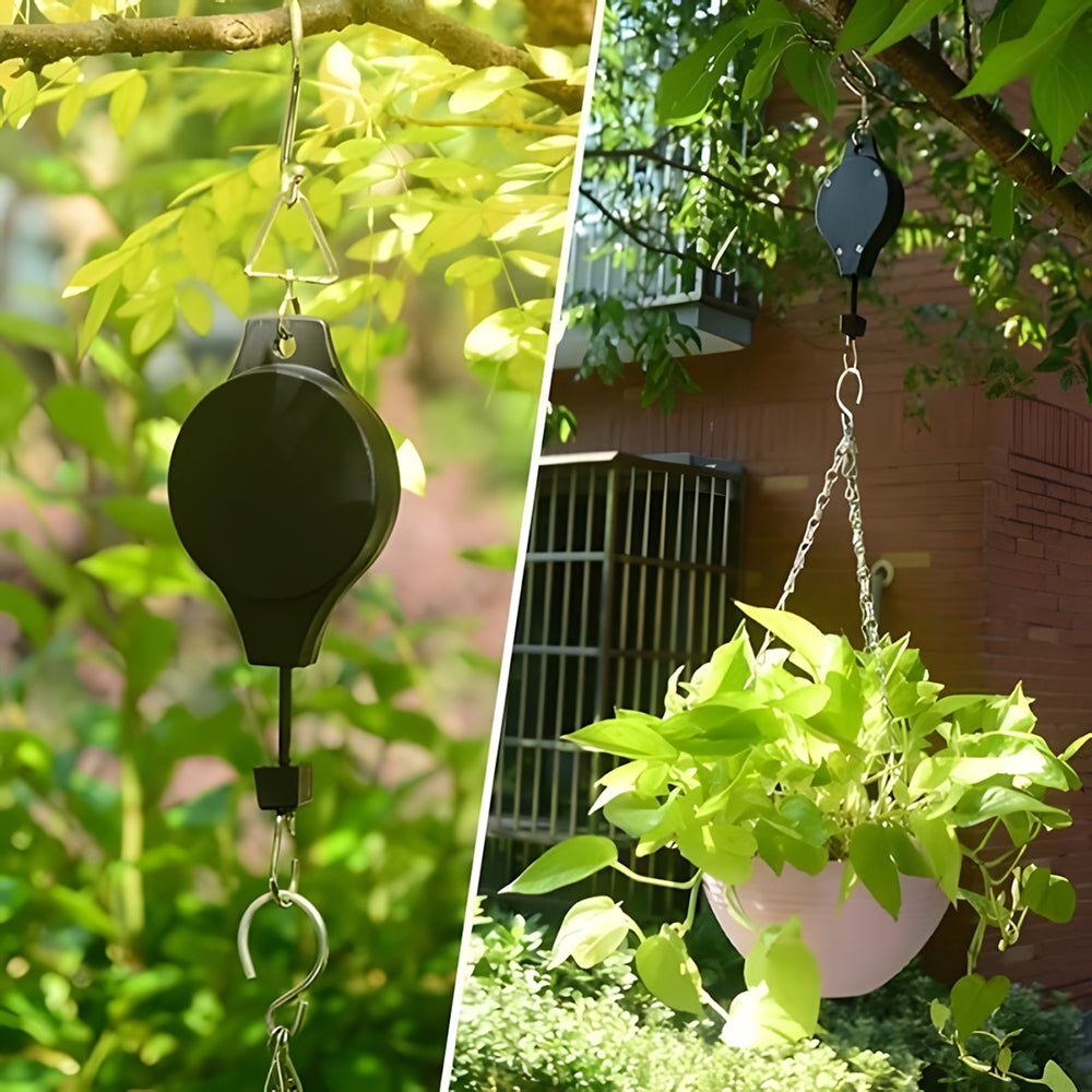 🌳Ensemble de poulies de jardin pour suspensions, pots et mangeoires à oiseaux